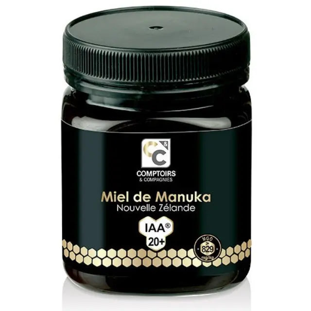 Miel de Manuka 20+ - Miel Antibactérien Puissant, Soin Naturel pour Immunité, 250g