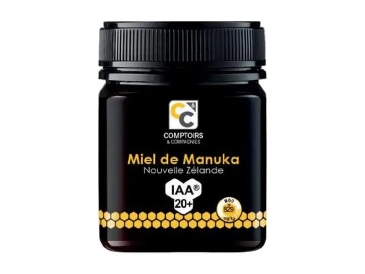 Miel de Manuka 20+ - Miel Antibactérien Puissant, Soin Naturel pour Immunité, 250g